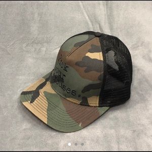 F YOUR EXCUSES NEW ERA TRUCKER HAT